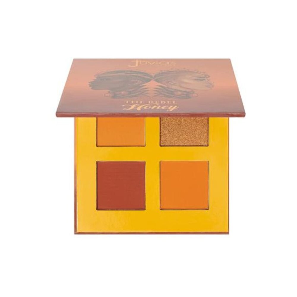 Juvia's Place Rebel Quad Honey Eyeshadow Palette - Professional Eye Makeup,